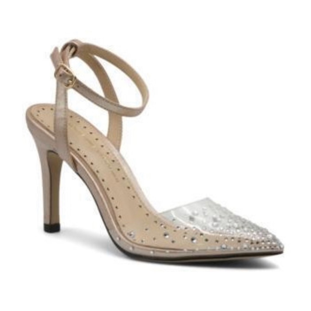 ADRIENNE VITTADINI WOMENS NERVE PUMP - CHAMPAGNE